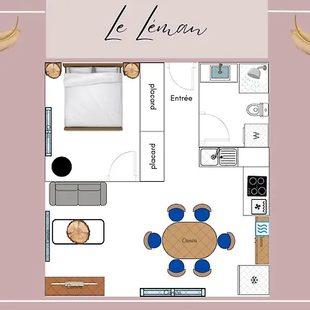 Le Leman - 5 Min A Pieds Du Lac, Des Plages, Des Parcs Lägenhet Publier